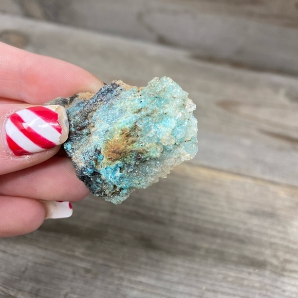 RAW Chrysocolla Pieces - Small x3 - Picture 5 of 7